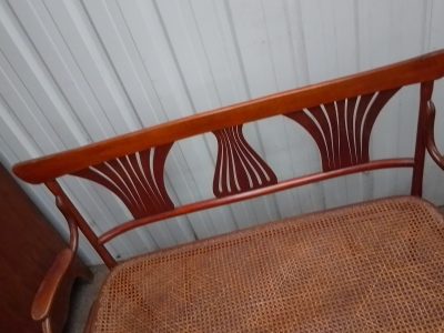 Good Bentwood Chair Back Settee - Image 8