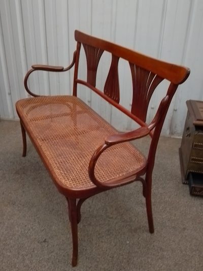 Good Bentwood Chair Back Settee - Image 2