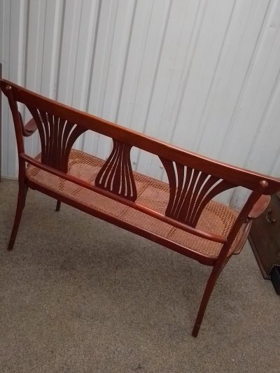 Good Bentwood Chair Back Settee - Image 3