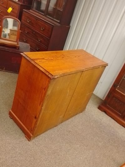 Antique Pitch Pine Chest of Drawers - Image 5