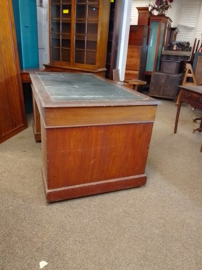 Antique 1920's Pedestal Desk - Image 2