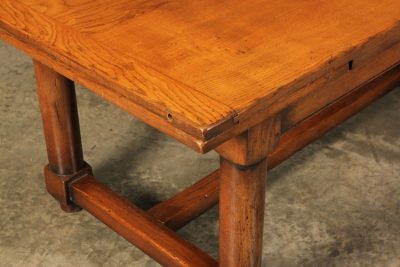 Solid Oak Extending Refectory Dining Table - Image 13