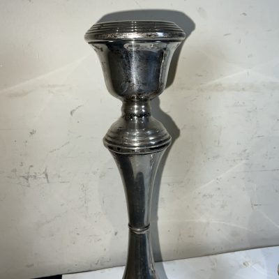 CANDLE STICKS. SILVER PAIR - Image 3