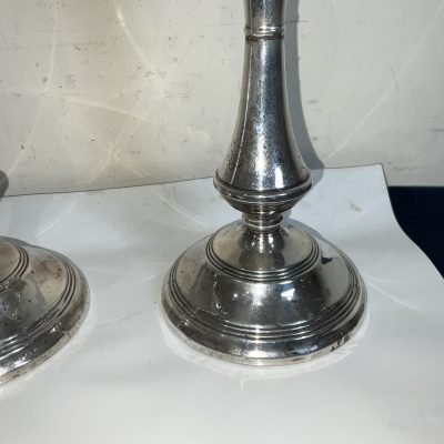 CANDLE STICKS. SILVER PAIR - Image 5