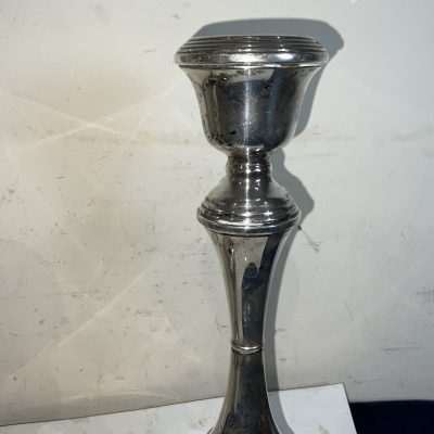 CANDLE STICKS. SILVER PAIR - Image 6