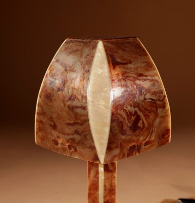 Art Deco Very Rare And Very Complete Celluloid Small Table Lamp.  - Image 5