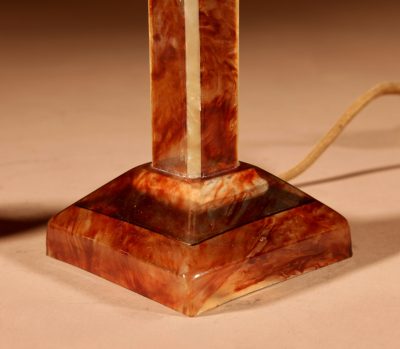 Art Deco Very Rare And Very Complete Celluloid Small Table Lamp.  - Image 6