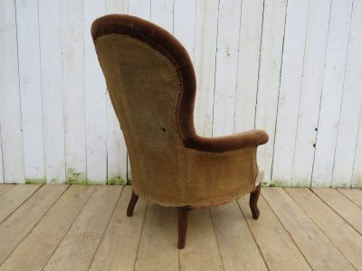 Antique French Napoleon III Armchair - Image 3