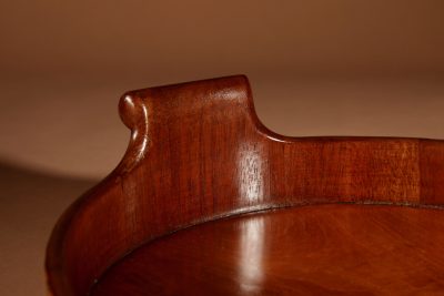 Unusual Inlaid Mahogany and Type Of Satin Wood Oval Tray. - Image 6