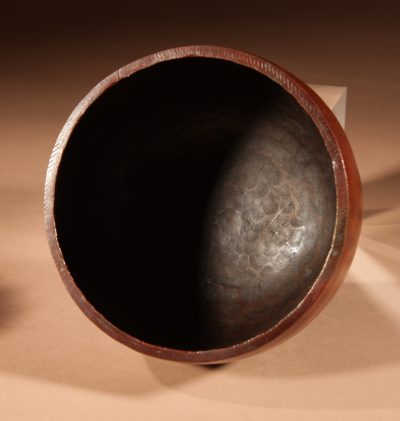 Interesting Complete Copper/Brass Set Of A Mini Japanese Buddhist Chanting Bell (Singing bowl) - Image 7