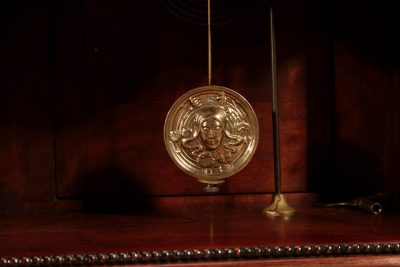 Art nouveau Rare Germany, Furtwangen/Black Forest Mahogany Mantel Clock Circa 1895.  - Image 7