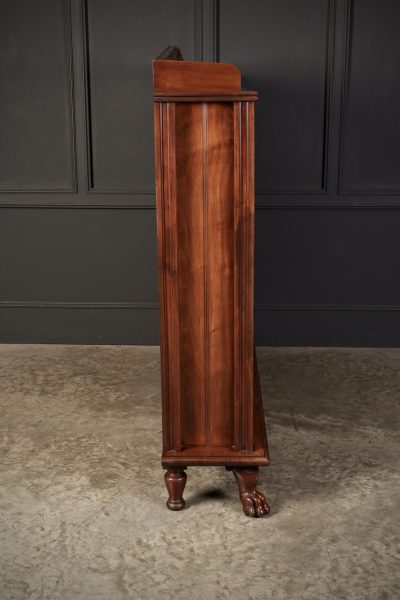 Impressive Large Anglo Indian Mahogany Open Bookcase - Image 3