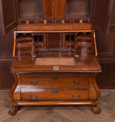 18th-century Dutch Bombe Bureau Bookcase SAI1379 - Image 6