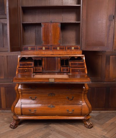 18th-century Dutch Bombe Bureau Bookcase SAI1379 - Image 13