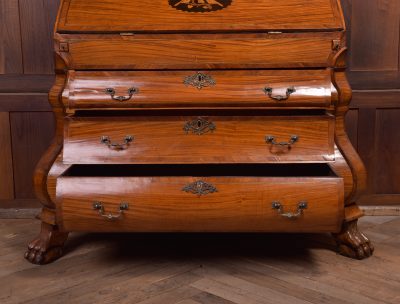 18th-century Dutch Bombe Bureau Bookcase SAI1379 - Image 14