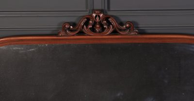 Fine Mid-19th Century Mahogany Overmantle Mirror, Circa 1850 - Image 2