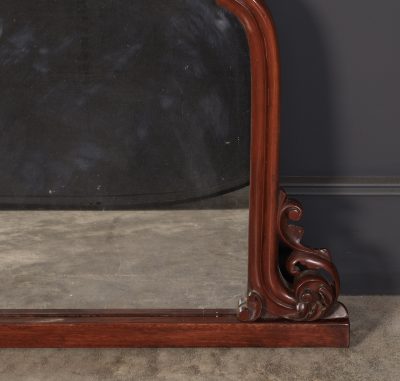 Fine Mid-19th Century Mahogany Overmantle Mirror, Circa 1850 - Image 4