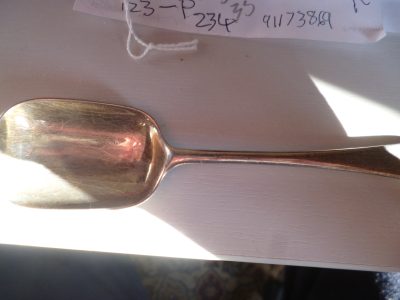 SILVER SPOON 1930S 14 CM BY 3 CM ACROSS BOWL 31 GRAMS - Image 3