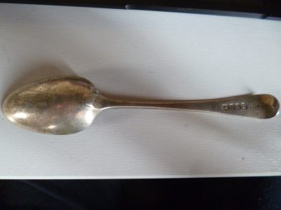 SILVER SPOON 1809 BY RICHARD CROSSLEY  37 GRAMS   17 CM - Image 4