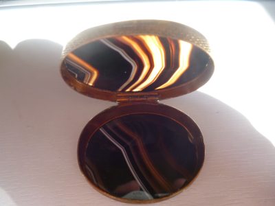 AGATE VICTORIAN BOX   4.5 BY 3.5 CM BY 1.5 DEEP - Image 4