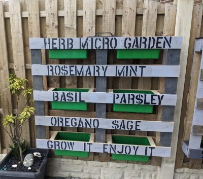 Micro garden pallet planter - Image 2