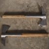 Pair of Elm Handled Auxiliary Fire Service Fireman's Axes - Image 3