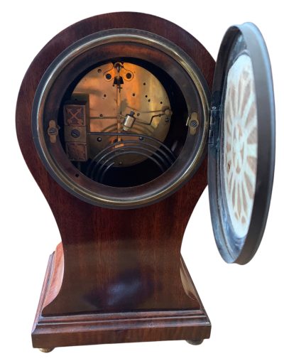 Wonderful Edwardian balloon Shape Mantel Clock – ca1900 - Image 3