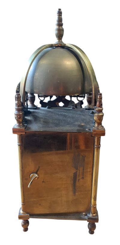 Wonderful Antique Brass Lantern Clock – ca1900 - Image 5