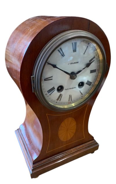 Wonderful Edwardian balloon Shape Mantel Clock – ca1900 - Image 7