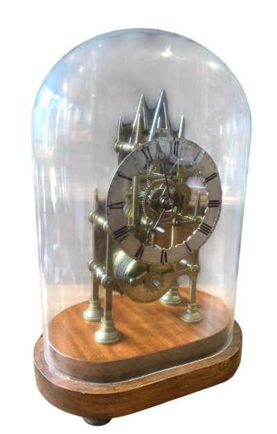 Awesome Victorian Single Fusee Skeleton Mantel Clock – ca1860 - Image 3