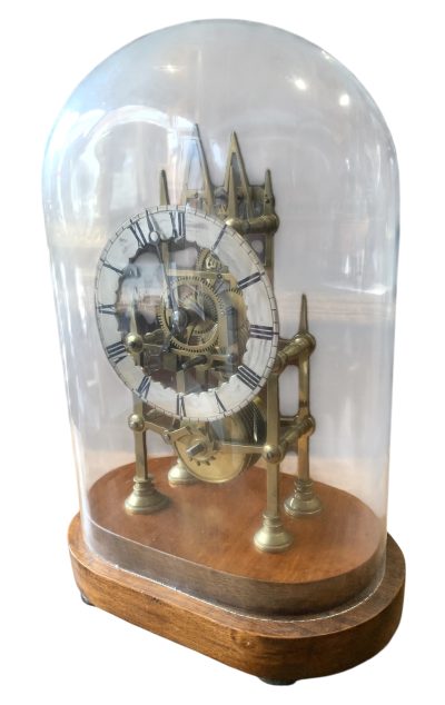 Awesome Victorian Single Fusee Skeleton Mantel Clock – ca1860 - Image 4