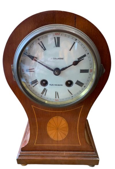 Wonderful Edwardian balloon Shape Mantel Clock – ca1900 - Image 10