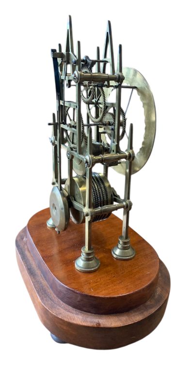 Awesome Victorian Single Fusee Skeleton Mantel Clock – ca1860 - Image 9