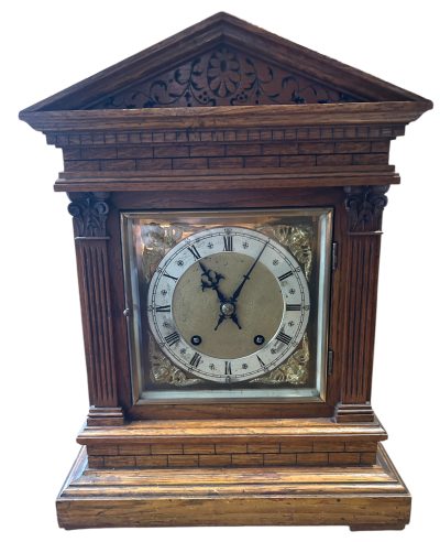 Fabulous Antique Architectural Musical 8-Day Bracket Clock – ca 1900 - Image 7