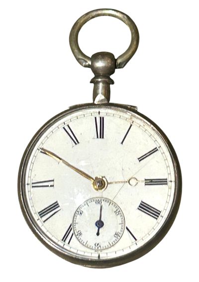 Lovely Victorian Silver Pear shaped case fusee Pocket Watch – Birmingham ca1876 - Image 10