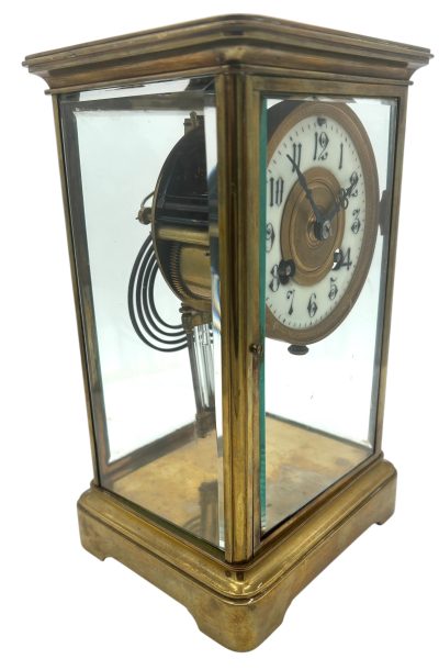 Wonderful French Regulator 4 glass Mantel clock – ca1900 - Image 2