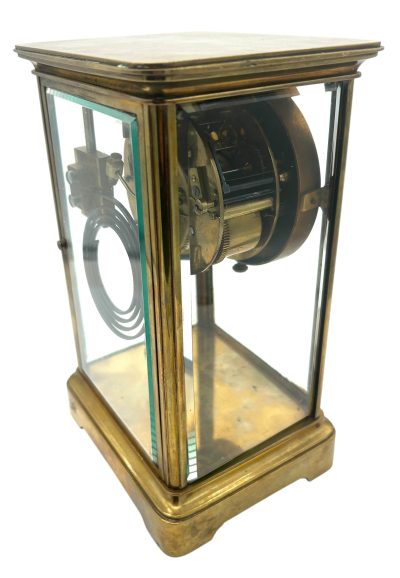 Wonderful French Regulator 4 glass Mantel clock – ca1900 - Image 11