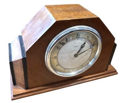 Stylish Art Deco Mantel Clock – 8 Day Clock – ca1940 - Image 10