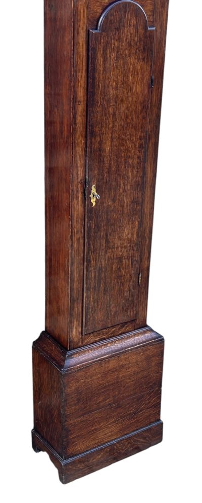 Stunning Oak case Longcase Grandfather Clock - Newark – ca1790 - Image 7