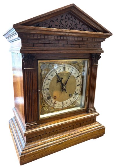 Fabulous Antique Architectural Musical 8-Day Bracket Clock – ca 1900 - Image 2