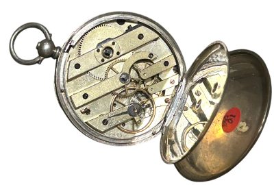 Nice silver case Baume Dress Pocket watch – 1900 - Image 4