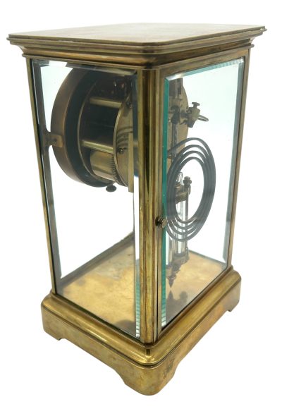 Wonderful French Regulator 4 glass Mantel clock – ca1900 - Image 3