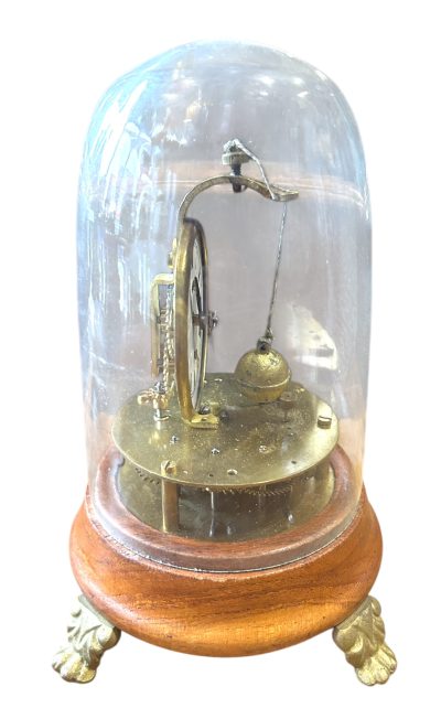 Wonderful Rare Skeleton Swinging Ball Pendulum Mantel clock – ca1890 - Image 3