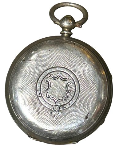 Nice Victorian silver case Fusee Pocket watch – 1891 - London - Image 2