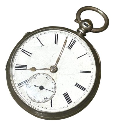 Nice Victorian silver case Fusee Pocket watch – 1891 - London - Image 3