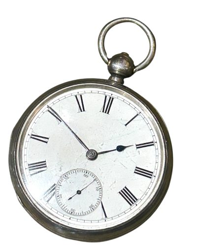 Classic  Victorian Silver case fusee Pocket Watch -ca1880 - Image 3