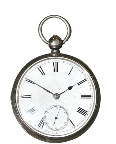 Classic  Victorian Silver case fusee Pocket Watch -ca1880 - Image 5