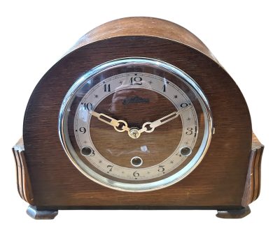 Retro Art Deco Westminster chime Bentima Mantel Clock – ca1930 - Image 3