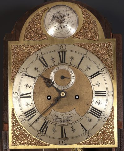 Queen Anne Walnut 8 Day Grandfather Clock - Image 4