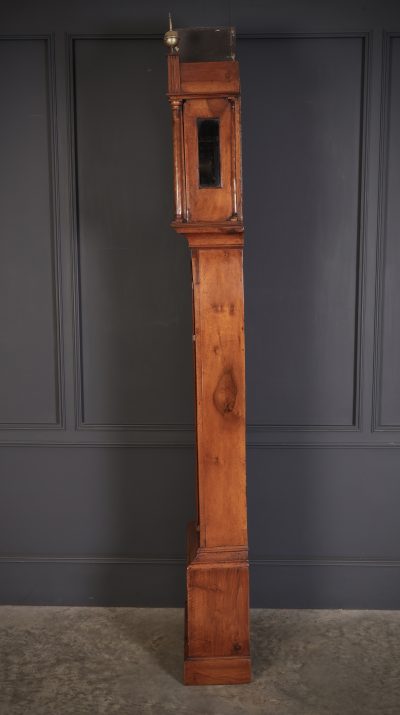 Queen Anne Walnut 8 Day Grandfather Clock - Image 9